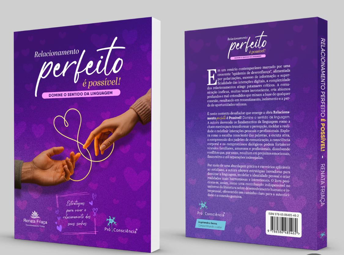 Páginas internas do livro Relacionamento Perfeito é Possível